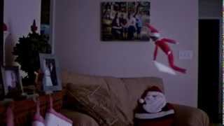 The Elf on the Shelf caught flying and getting into trouble Part 2 of 5 [upl. by Ejrog]