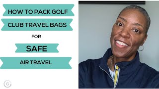 How To Pack Golf Club Travel Bags for Safe Air Travel  Ultimate Golf Travel Case Hack [upl. by Llatsyrc]