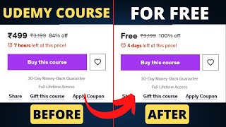 How to get PAID Udemy courses for FREE with CERTIFICATE  Free courses [upl. by Shem]