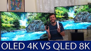 TV QLED 8K vs OLED 4K  Quale Scegliere [upl. by Netram]