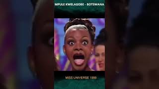 1999 MISS UNIVERSE PHILIPPINES VS BOTSWANA Phenomenal Queens inspiring families shorts mirriam [upl. by Rednal]