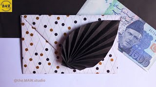 DIY Easy Origami Paper Envelope  Quick Money Envelope Tutorial [upl. by Sinnard877]