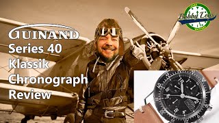 Guinand Series 40 Klassik Chronograph Review  The other Sinn brand [upl. by Ariec]