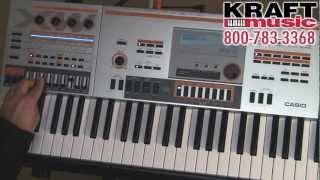 Kraft Music  Casio XWP1 Keyboard Demo with Mike Martin [upl. by Stormi]