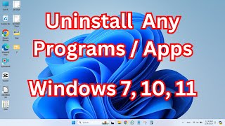 How to Uninstall Apps On Windows 11  Uninstall Programs in Windows 11 10  7  Genuine Tech [upl. by Nnylesor529]