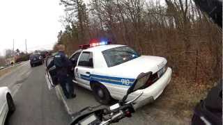 dirt bike vs cop [upl. by Sirtimed]