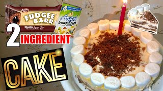 2 INGREDIENTS NO BAKE CAKE  SAIRAH JANE MUEDA [upl. by Inaliel25]