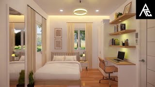 Minimalist Small Bedroom Design Idea 3x3 Meters [upl. by Aneetak]