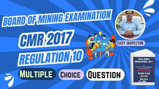 CMR 2017  Board of Mining Examination MCQs  FMC SMC OM MS [upl. by Sirama469]