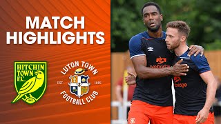 Hitchin Town 07 Luton Town  Match Highlights [upl. by Akkim]