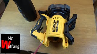 How to Take Off Remove Nozzle on DeWalt Leaf Air Blower  Beginners guide [upl. by Eldredge]