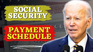 November 2023 Social Security Payment Schedule  SSA SSDI SSI [upl. by Onailime]