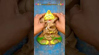 Ganpati Bappa murti making video 🙏🥰🌺 shorts youtubeshorts ganpatibappamorya ganpati ganesh [upl. by Heyra540]