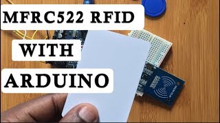 MFRC522 RFID MODULE INTERFACING WITH ARDUINO [upl. by Amal]