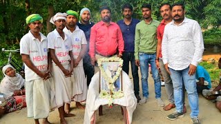 Bengali famous katla fish recipe  Katla curry cooking for village poor people  Helping kitchen [upl. by Nosaes]