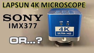 Lapsun 4K Microscope  Sony IMX377   Unbox and Review [upl. by Nickelsen]