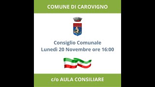 Diretta Consiglio Comunale Città di Carovigno del 20 novembre 2023 [upl. by Sarkaria]