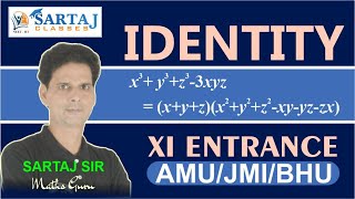 Identity  XI Entrance AMUJMIBHU  By Sartaj Sir [upl. by Onoitna]