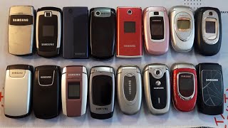 Samsung flip phones incoming calls  2 new phones in my collection [upl. by Siesser761]