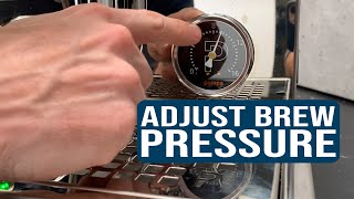 Profitec Pro 700 How to Adjust Brew Pressure [upl. by Bain47]