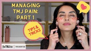 Part 1 Managing TMJ Pain Effective Tips amp Exercises  Priya Mistry DDS the TMJ doc tmjpain [upl. by Kotz]