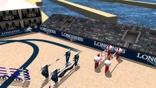 LGCT Monaco 2014  Grand Prix 2nd Round Course [upl. by Fotinas]