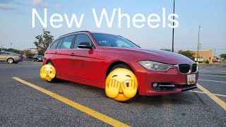 F31 BMW 328i Wagon New Wheels reveal 1st quotmodquot to my car follow my journey [upl. by Ativ428]