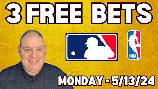 Monday 3 Free Picks amp Betting Predictions  51324 l Picks amp Parlays l mlbbets [upl. by Acisse]