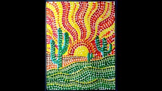 Pointillism Art Step By Step for Beginners [upl. by Aubrette]