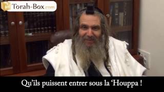 Appel du Rav Chalom Arouch pour le mariage de Yaël jeune démunie [upl. by Namas]