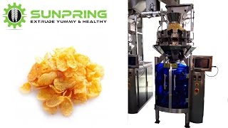 Corn flakes packingbaggingpackage machine [upl. by Bowles]