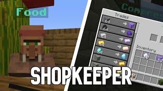 Add Shopkeeper In Aternos Server Mimecraft Pe  JavaPe  Aternos Tutorial [upl. by Adler822]