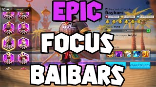 FOCUS ON BAIBARS  RISE OF KINGDOMS ENG SUB [upl. by Nnyliram]