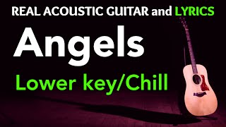 Angels  Robbie Williams  Acoustic Karaoke [upl. by Butch]