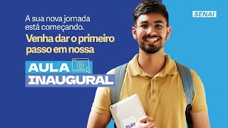 Aula Inaugural  Cursos do 4° Edital de Gratuidade SENAI CE [upl. by Saunders]