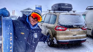 Winter Car Camping In My Toughest Storm Yet  Heavy Blizzards and 10c This One Got REAL [upl. by Nolad540]