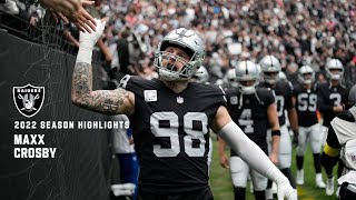 Maxx Crosby’s Top Plays From the 2022 Season  Raiders  NFL [upl. by Cann]