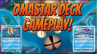 Omastar Deck Gameplay  Pokemon TCG Pocket [upl. by Ndnarb389]