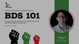 Boycott Divestment and Sanctions BDS 101 [upl. by Tiersten]