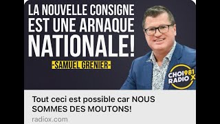 LA NOUVELLE CONSIGNE EST UNE ARNAQUE NATIONALE [upl. by Siravrat662]