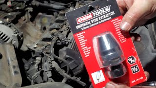 Universal Stud Extractor by OEM Tools at AutoZone Product Review quotIt Really Worksquot Broken Bolt 4K [upl. by Sabrina155]