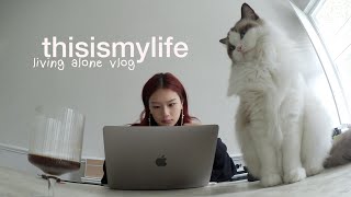 VLOG  daily life living alone in London [upl. by Morry]