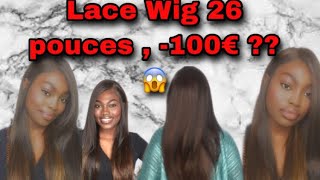 Bon plan perruque  Lace Wig 26 pouces a100€  😱 [upl. by Ahsinet]