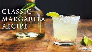 Classic Margarita Recipe  Easy Tequila Cocktails  Patrón Tequila [upl. by Imrots]