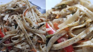 How to make restaurant style chicken Chowmein at home [upl. by Elleivad]