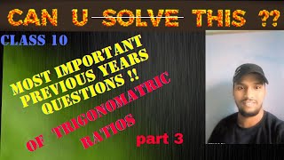 Trigonometry pyq question U must know [upl. by Jacey314]