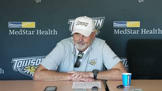 Full Press Conference Following Towson Footballs Defeat To Stony Brook [upl. by Aural]