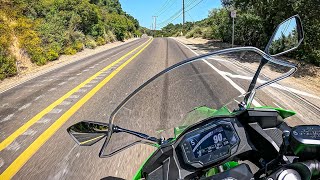 2024 Kawasaki Ninja 500  POV Test Ride [upl. by Pride525]