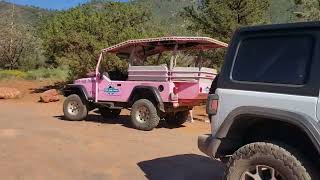 Pink Jeep Scenic Rim Tour Sedona AZ September 4th 2022 [upl. by Hafital]