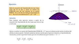 Hiperboloide de dos hojas [upl. by Ramsden]